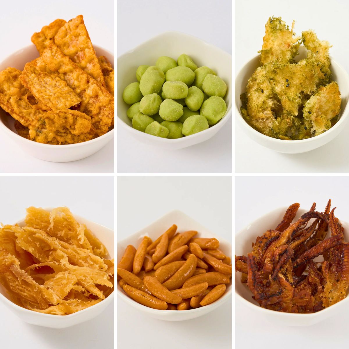 Japanese Variety Snack Set Spicy 6pcs