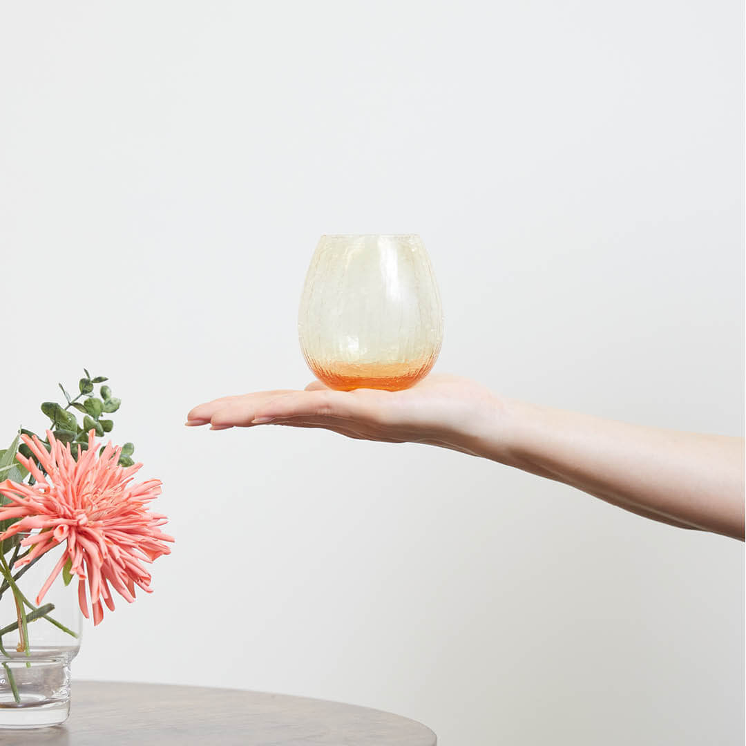 “Karai” Kannyu (Amber), on a hand