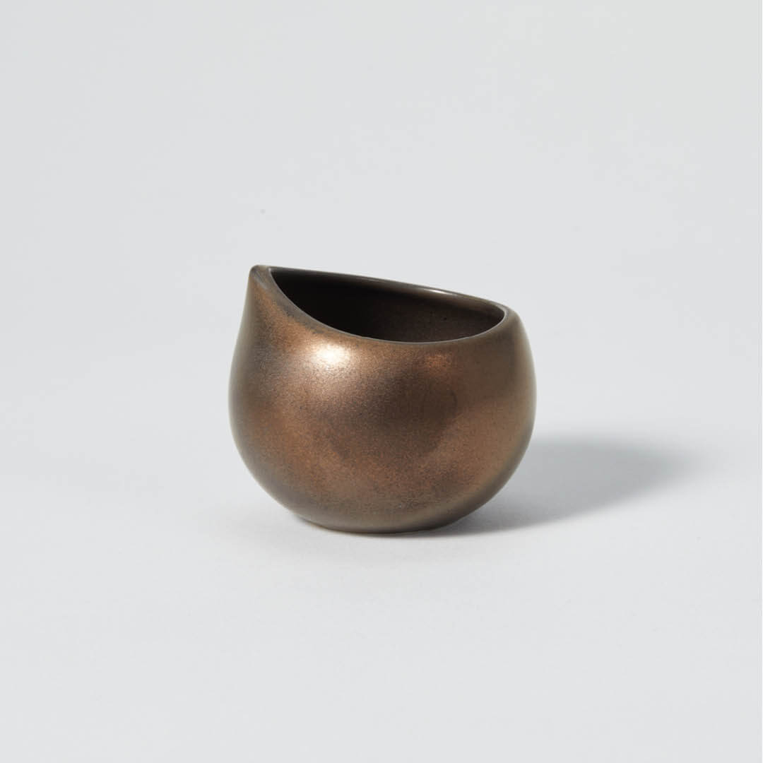 “Kinsai” Guinomi Cup, upward angled view