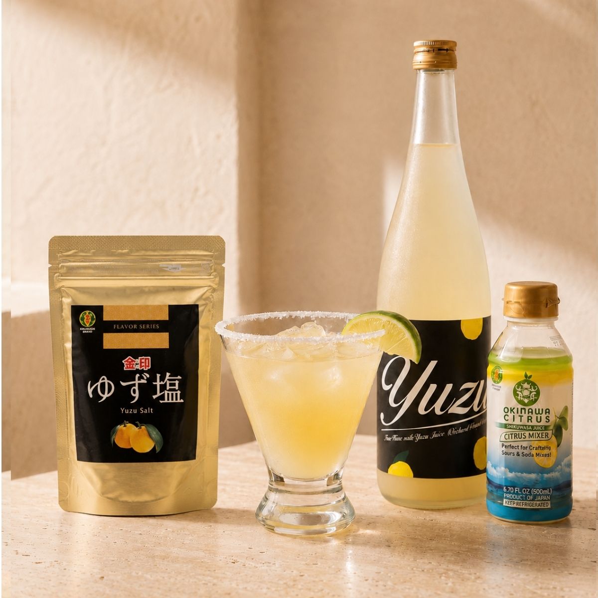 Yuzu Margarita Cocktail Set