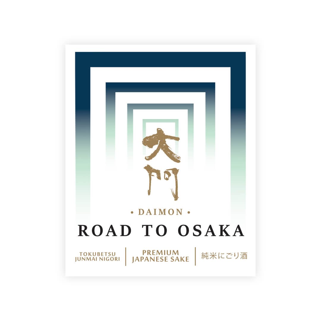 Daimon “Road to Osaka” Nigori front label