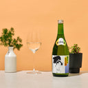 Kudoki Jozu “Junmai Ginjo” with a wine glass