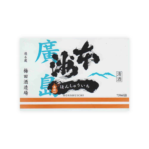 Honshuichi “Muroka Honjozo” front label