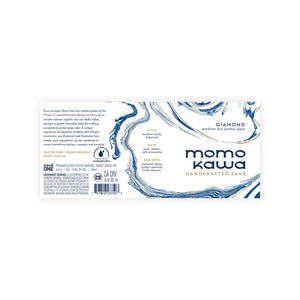 Momokawa “Diamond” front label