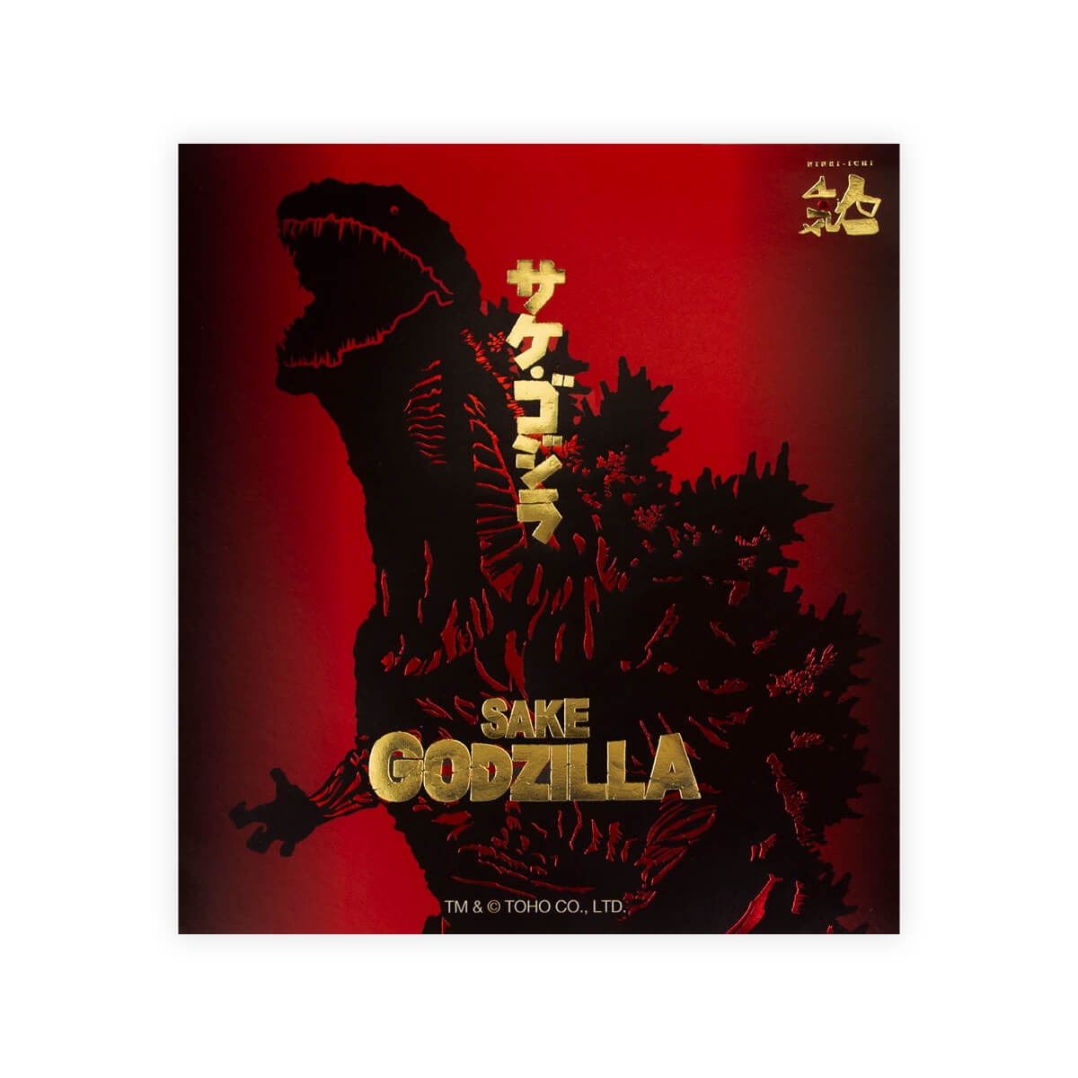 Ninki-ichi “Sake Godzilla” front label