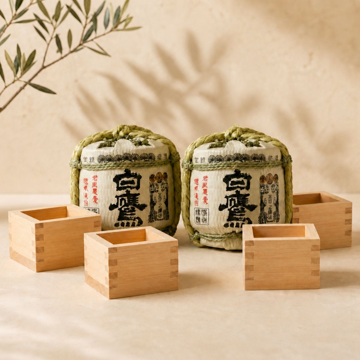 Sake Mini-Barrel Party Set