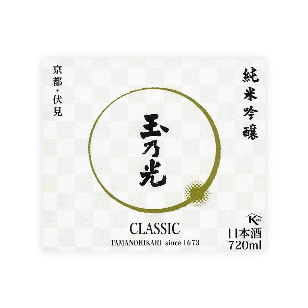 Tamanohikari “Classic” front label