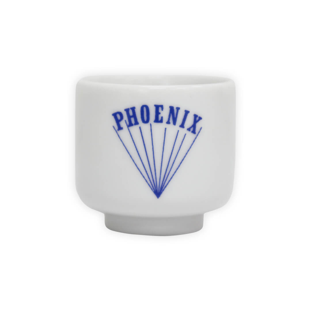 Phoenix-branded sake cup