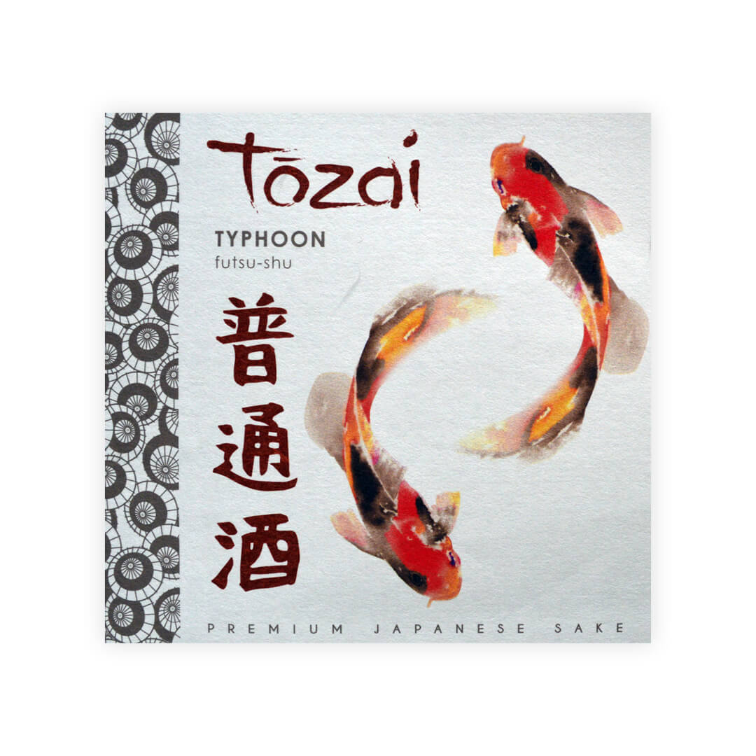 Tozai “Typhoon” front label