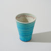 Turkish Blue Shigaraki Cup, upward angled view Thumbnail