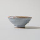 Sorisakazuki Cup with Light Gray Shino, side view