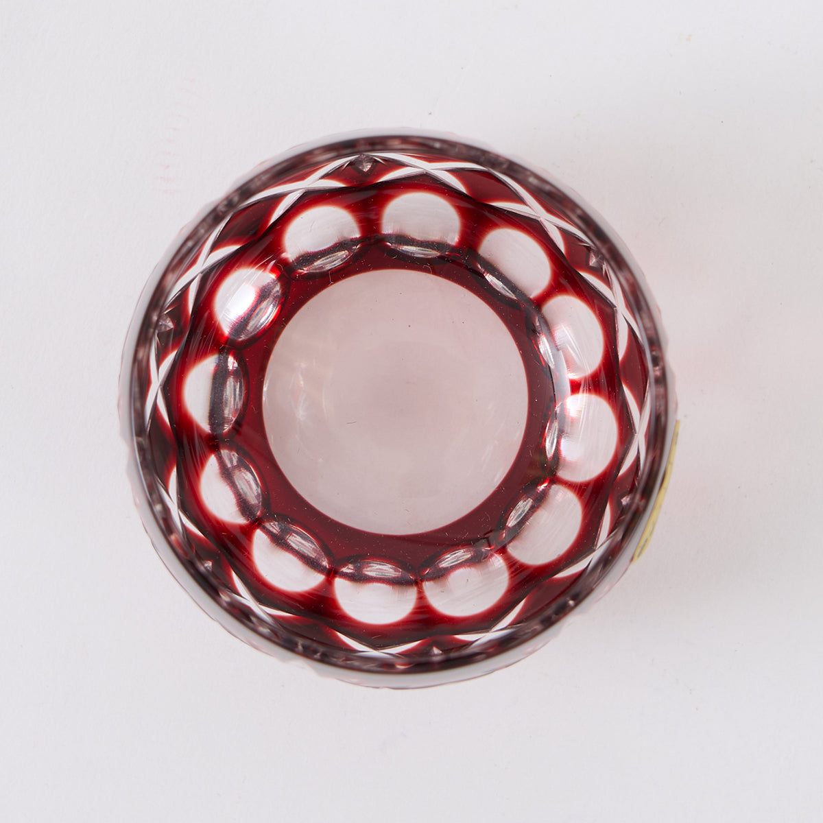 Kimoto Glass “Edo Kiriko Hoshikenbishi” Red