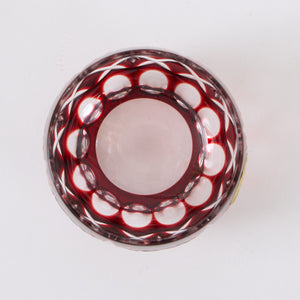 Kimoto Glass “Edo Kiriko Hoshikenbishi” Red