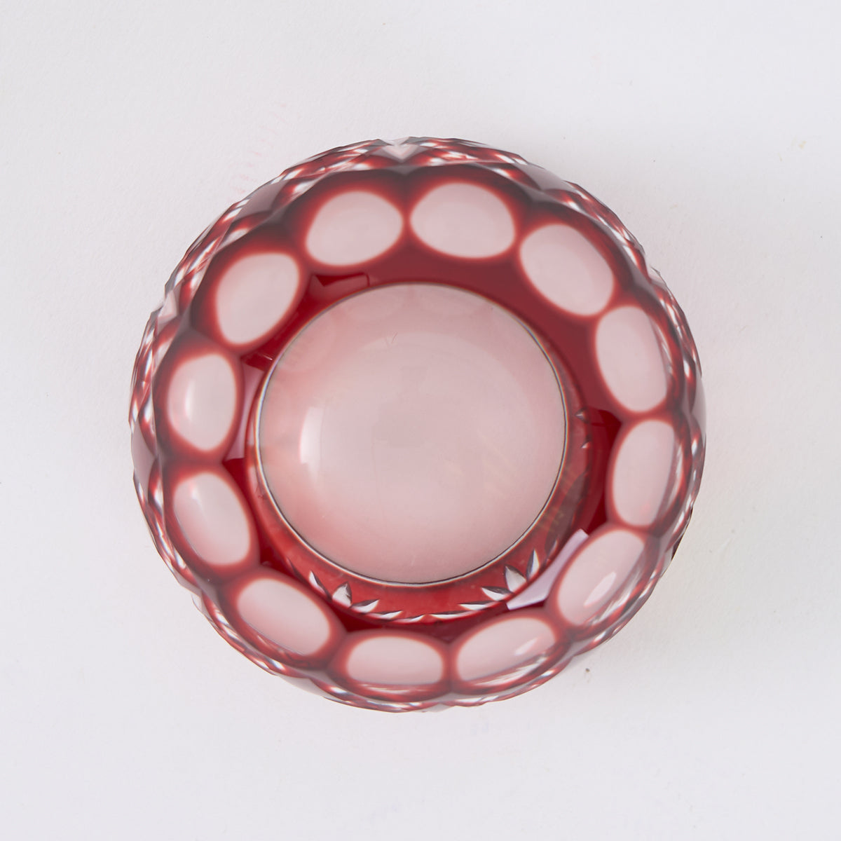 Kimoto Glass “Edo Kiriko Hoshikenbishi” Red
