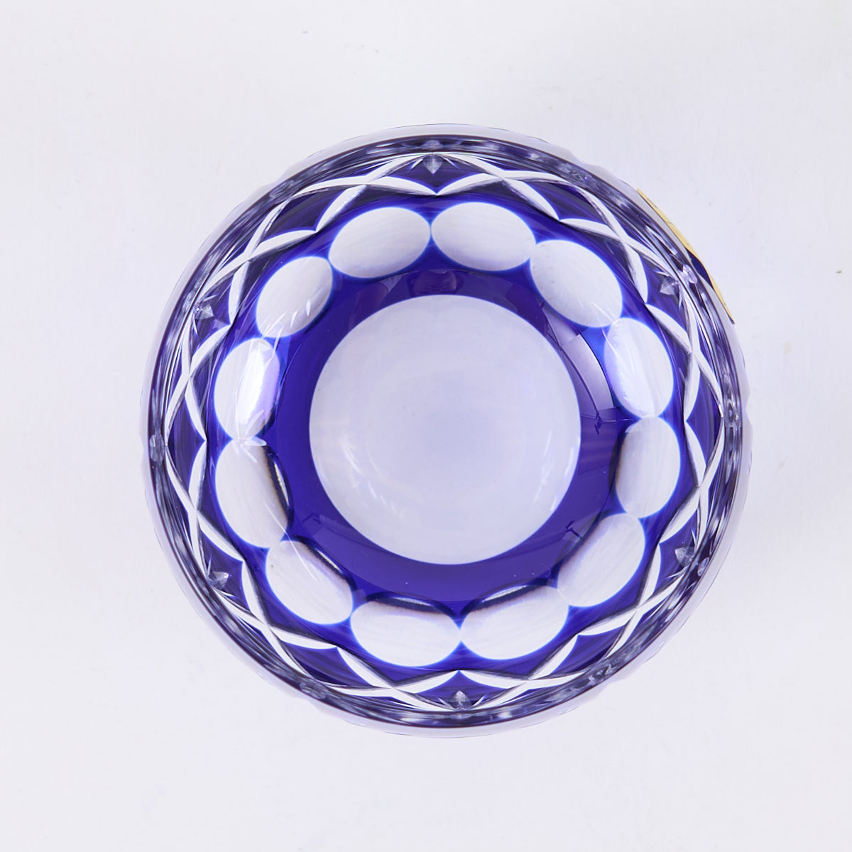 Kimoto Glass “Edo Kiriko Hoshikenbishi” Blue