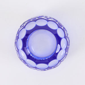 Kimoto Glass “Edo Kiriko Hoshikenbishi” Blue
