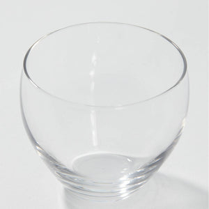 “Aderia” Craft Sake Glass Mellow, upward angled close view