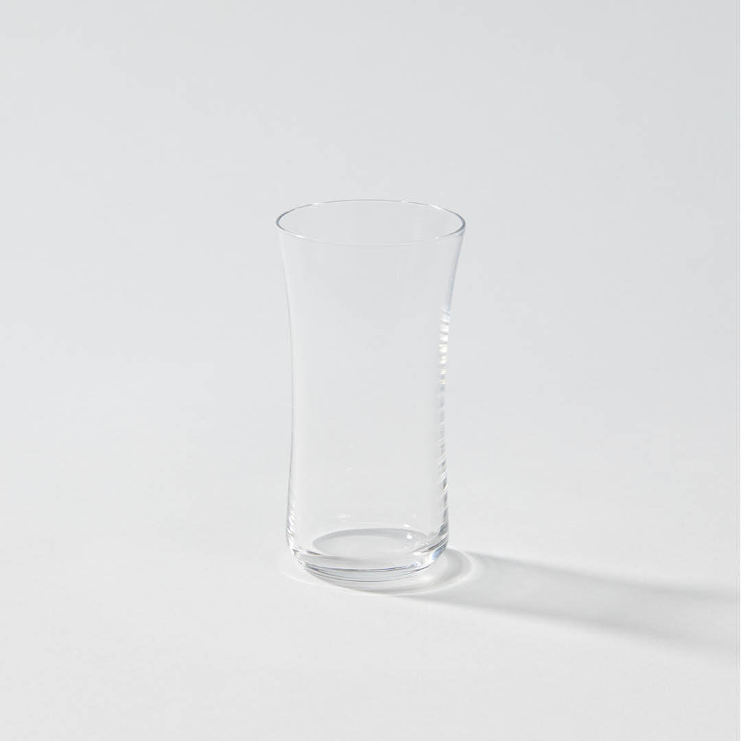 “Aderia” Craft Sake Glass Refresh, upward angled view