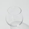 “Aderia” Craft Sake Glass Rich Aroma, upward angled close view Thumbnail