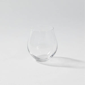 “Aderia” Craft Sake Glass Rich Aroma, upward angled view