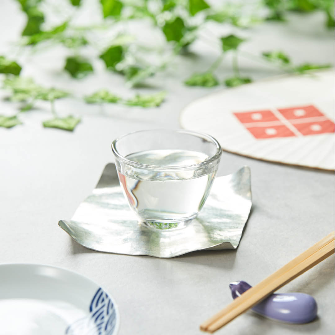 “Aderia” Tebineri Ginjo Glass, on a table