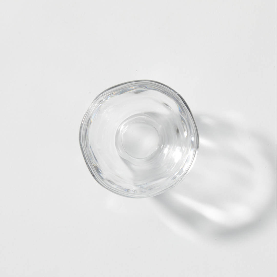 “Aderia” Tebineri Ginjo Glass, top view