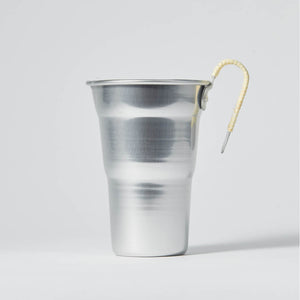 Aluminum Chirori Sake Warmer, side view