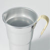 Aluminum Chirori Sake Warmer, upward angled close view Thumbnail