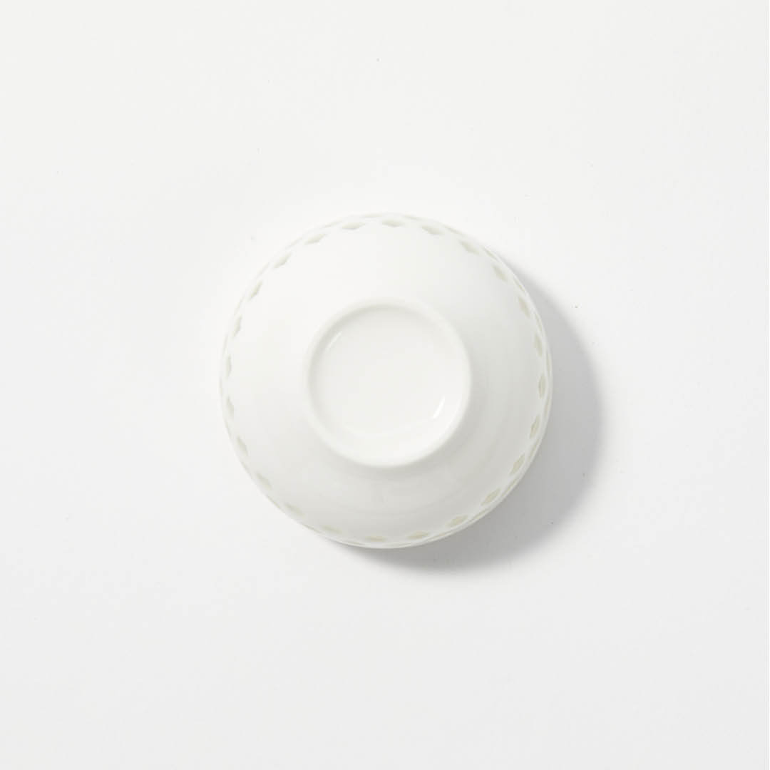 Hotarude Cup With Mica Gold Rim, bottom view
