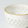 Hotarude Cup With Mica Gold Rim, upward angled close view Thumbnail