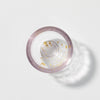 “Nishiki” Gold Flake Guinomi Glass (Purple), top view Thumbnail