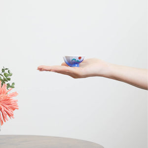 “Sakura Fujisan” Soundable Sakazuki Cup, on a hand