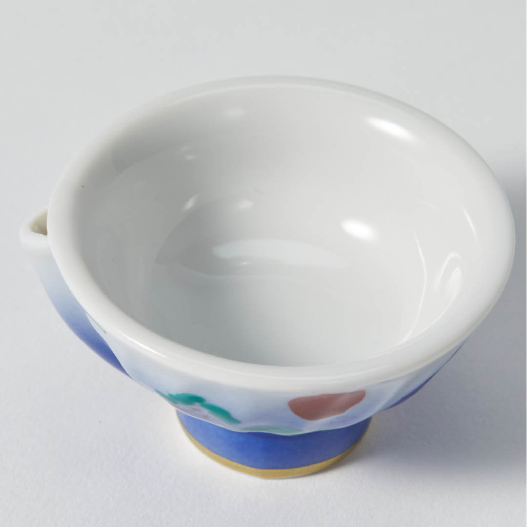 “Sakura Fujisan” Soundable Sakazuki Cup, top view