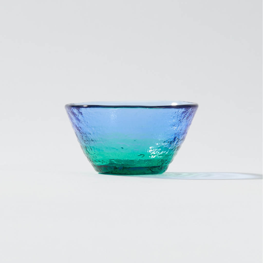 “Sango no Umi” Guinomi Glass, side view