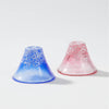 “Shofukuhai” Fujisan Cold Sake Glass (Set of 2), upward angled view Thumbnail