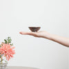 Sorisakazuki Cup With White Swirl, on a hand Thumbnail