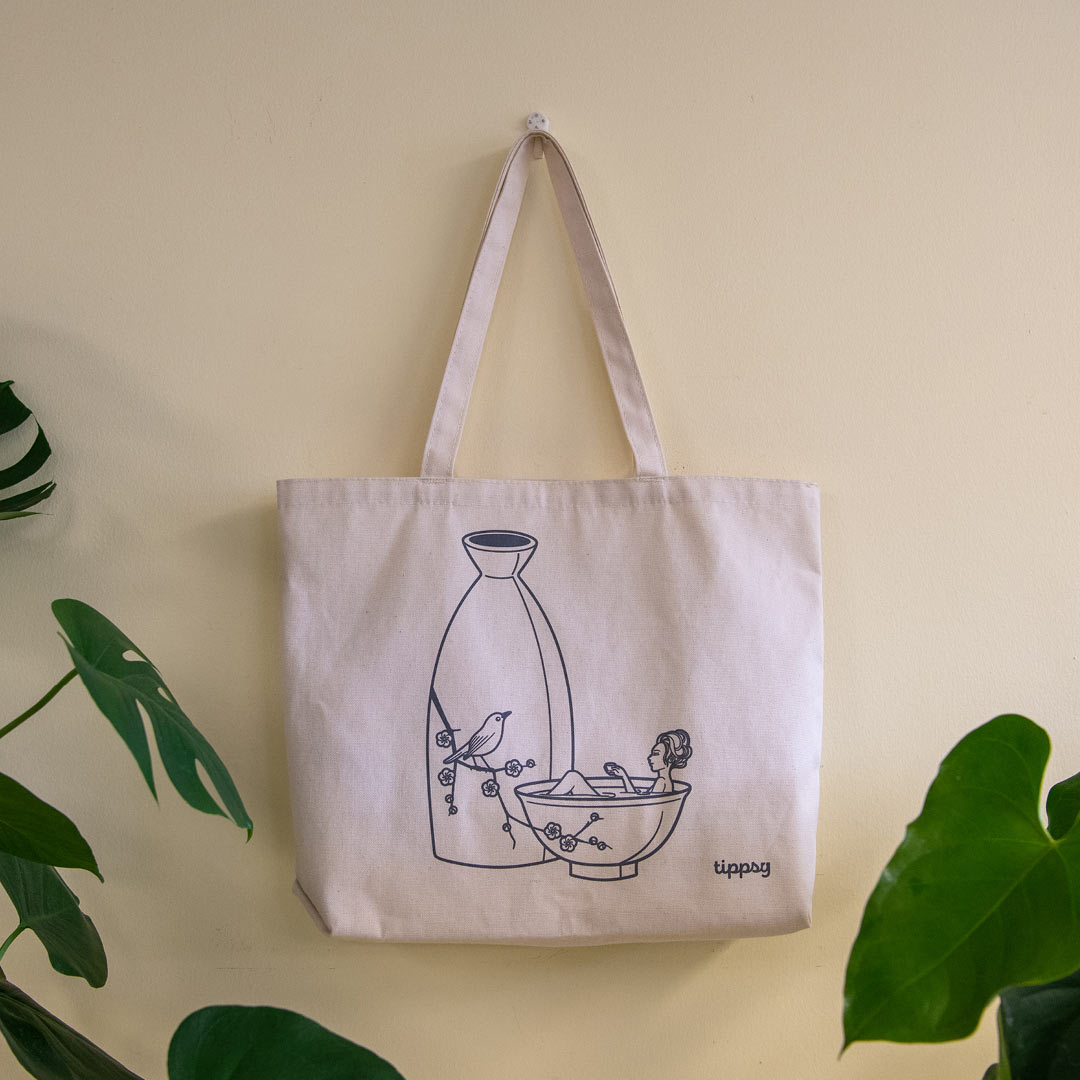 “Team Warm” Tote Bag on the wall