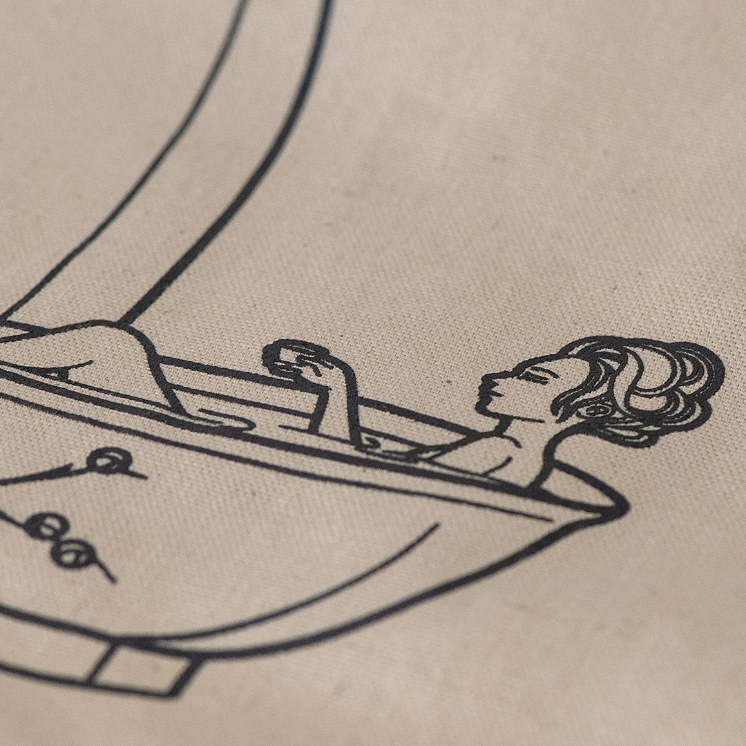 “Team Warm” Tote Bag detail