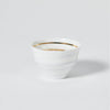 Ultra Thin Cup (Gold and Silver Spiral), upward angled view Thumbnail