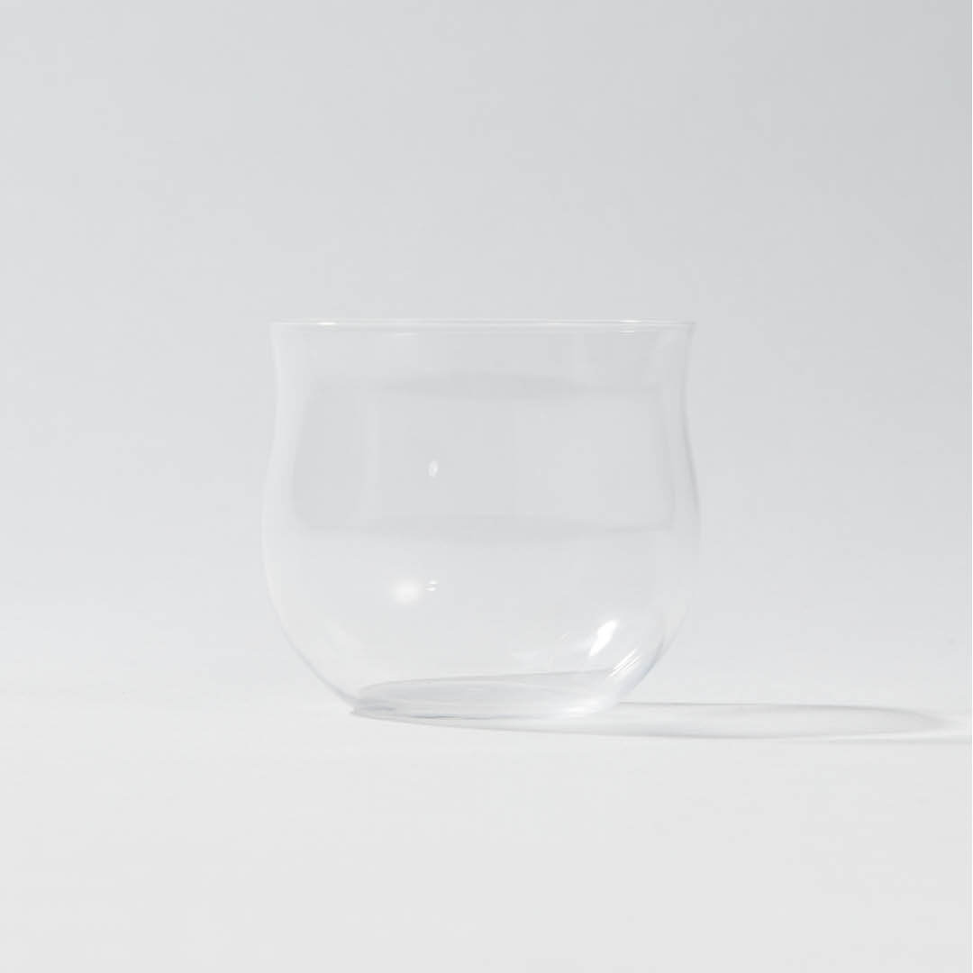 Ultra Thin Round Glass, side view